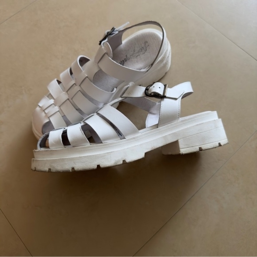 Free People Delaney Fisherman Platform Sandals Size - Picture 5 of 7
